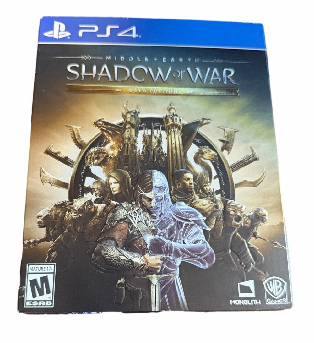 Middle-Earth: Shadow of War Gold Edition Steelbook - PS4 PlayStation 4